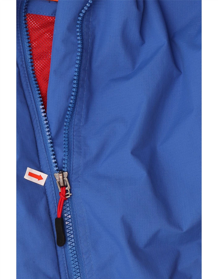 Jaqueta corta-vento masculina SUPERDRY UK 40 grande azul nylon
