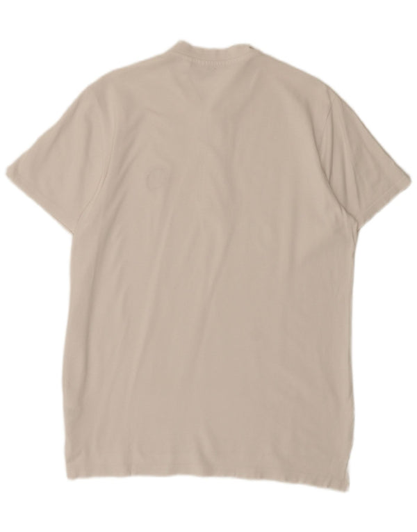 Camiseta masculina barata de segunda-feira Top pequeno algodão branco
