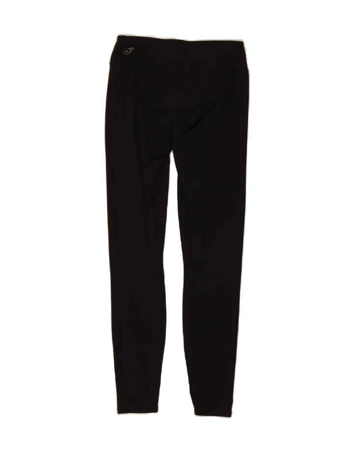 PUMA Womens Leggings UK 10 Small Black Vintage Puma and Second-Hand Puma from Messina Hembry 