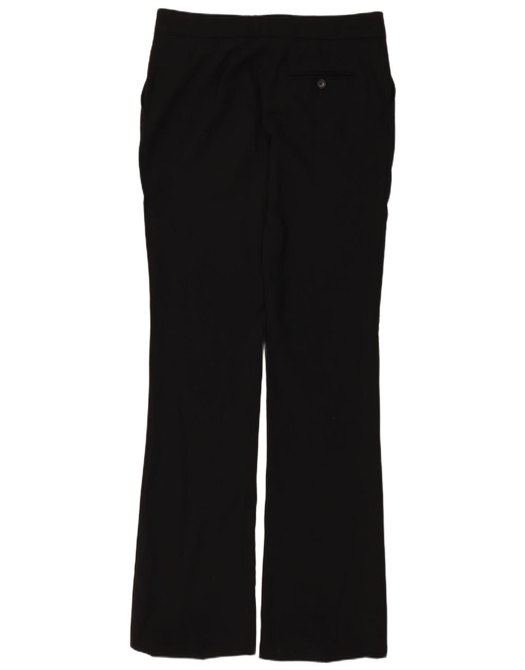 Calça feminina de terno reto Richmond UK 10 pequena W30 L35 preta