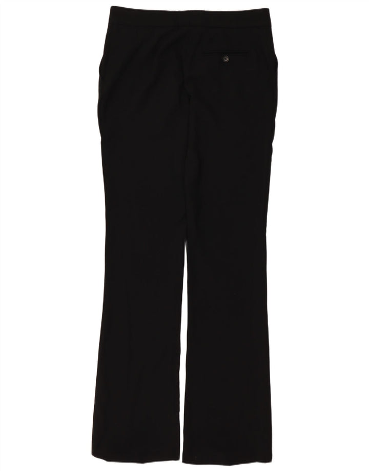 Calça feminina de terno reto Richmond UK 10 pequena W30 L35 preta