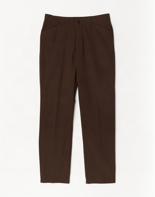Calça casual reta masculina Emporio Armani W30 L28 marrom