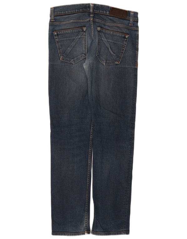 Zara Mens Straight Jeans EU 42 Grande W32 L32 Azul