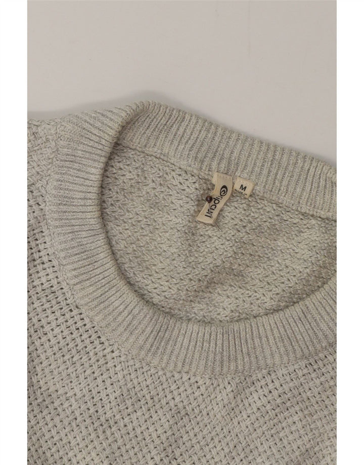 Suéter masculino RIP CURL com gola redonda cinza médio