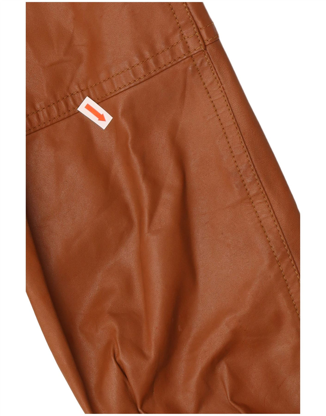 Jaqueta de couro masculina VINTAGE IT 50 grande marrom