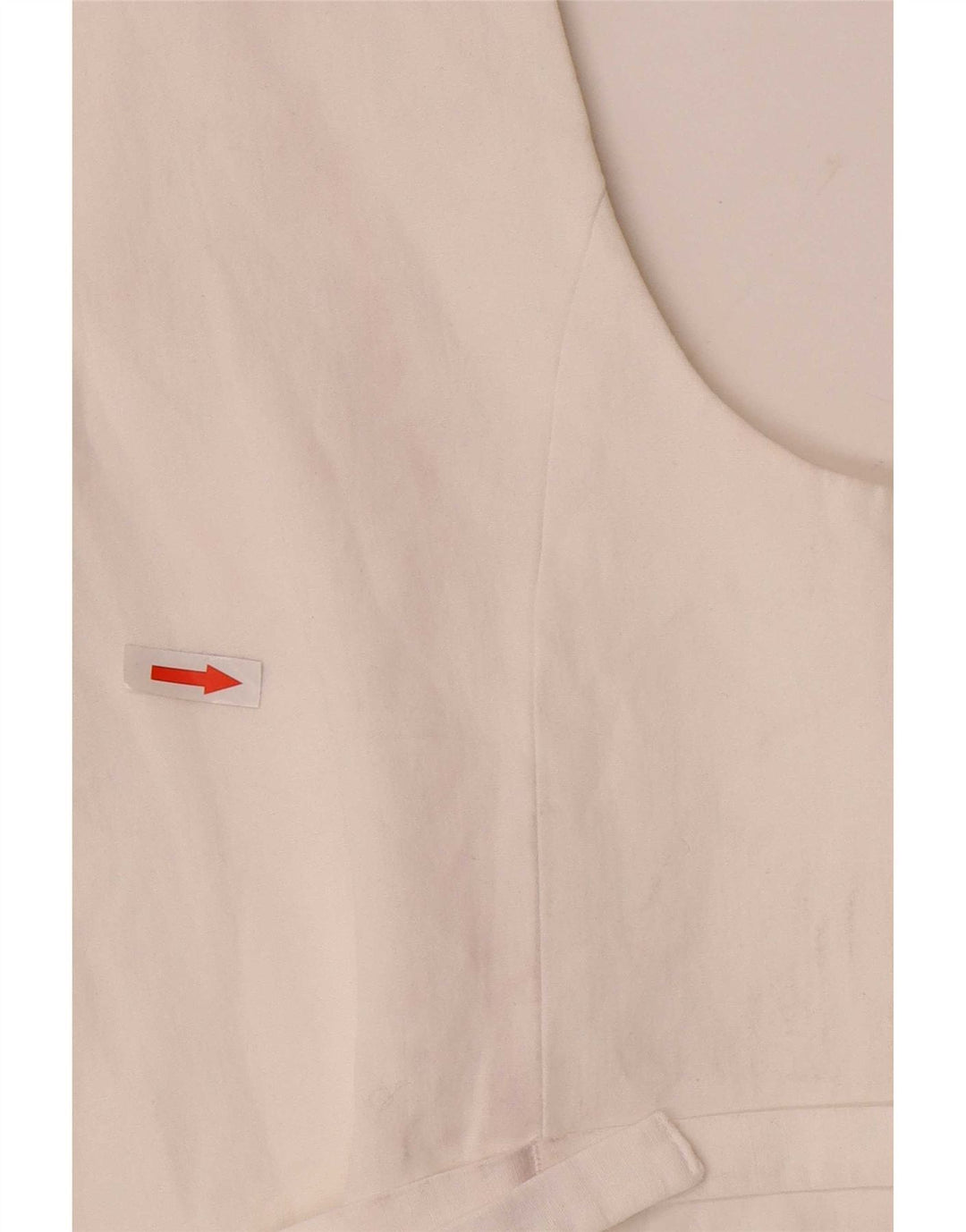 Colete feminino Zara UK 10 pequeno viscose branca