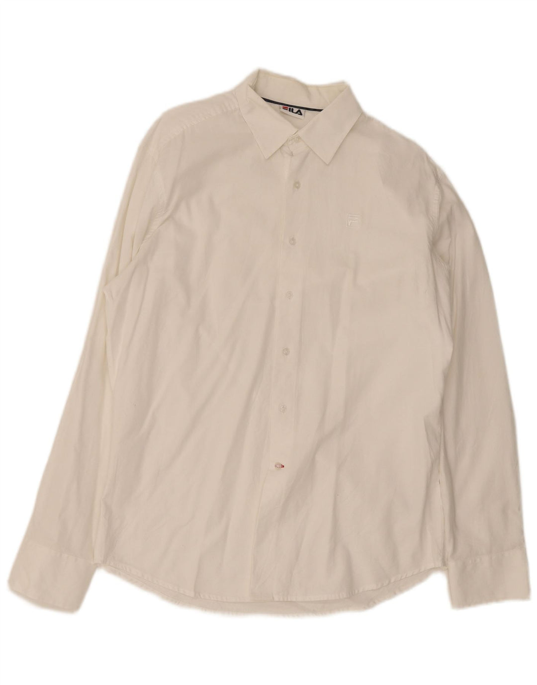 Camisa masculina Fila grande algodão branco