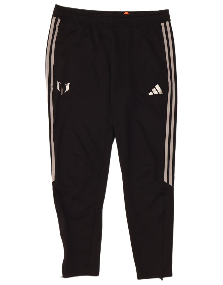 Calça Adidas Mens MESSI Treino Grande Poliéster Preto