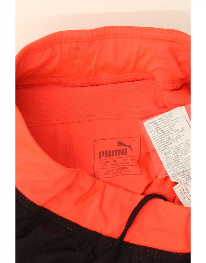Puma Mens Sport Shorts Pequeno Poliéster Colorblock Preto