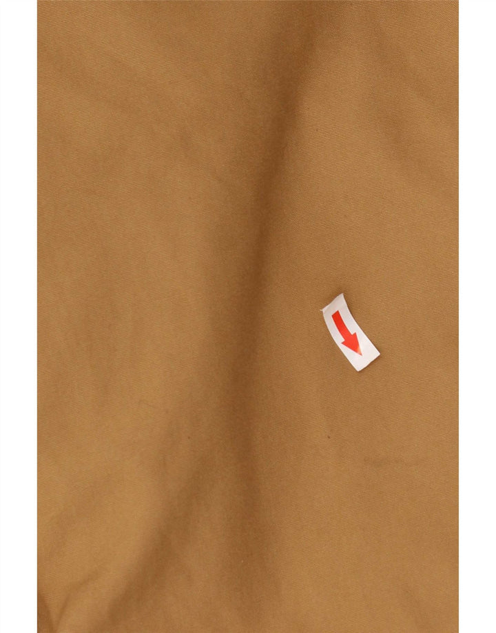 Sobretudo masculino vintage UK 40 grande algodão bege