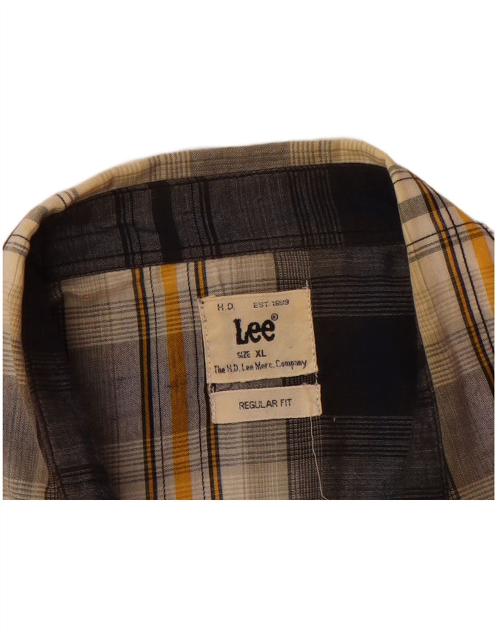 Camisa masculina de flanela LEE Regular Fit XL xadrez multicolorida