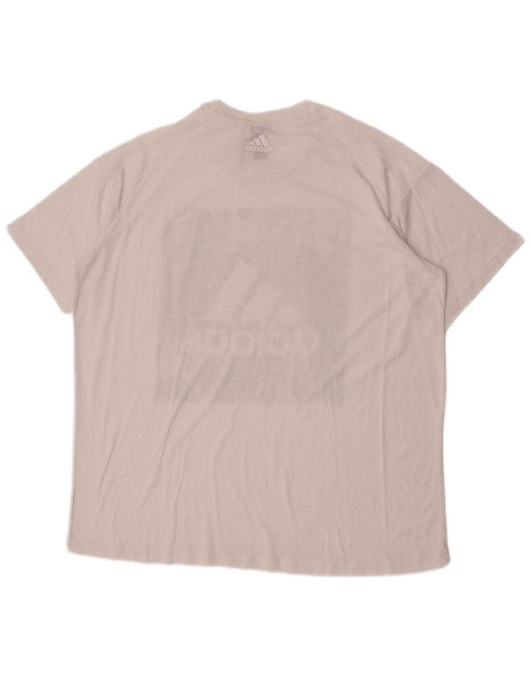 Camiseta Adidas Feminina Oversized Graphic UK 20/22 XL Branco Poliéster