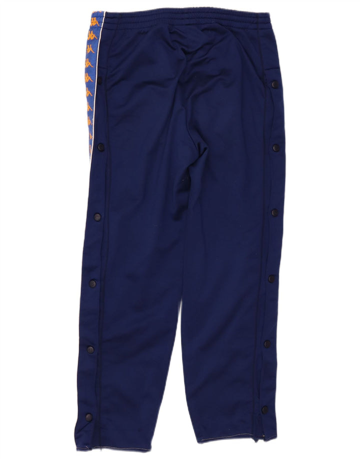 Calça de treino masculina KAPPA gráfica pequena azul marinho colorblock