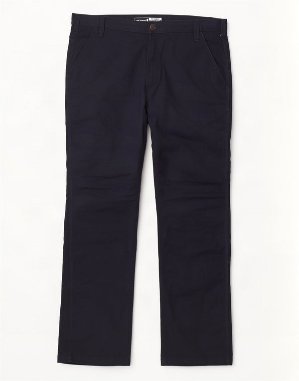 Carhartt Mens Relaxed Fit Cargo Trousers W38 L34 Navy Blue Cotton