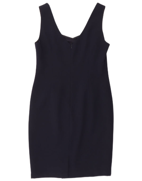 Vestido feminino sem mangas Phase Eight Reino Unido 16 grande azul marinho