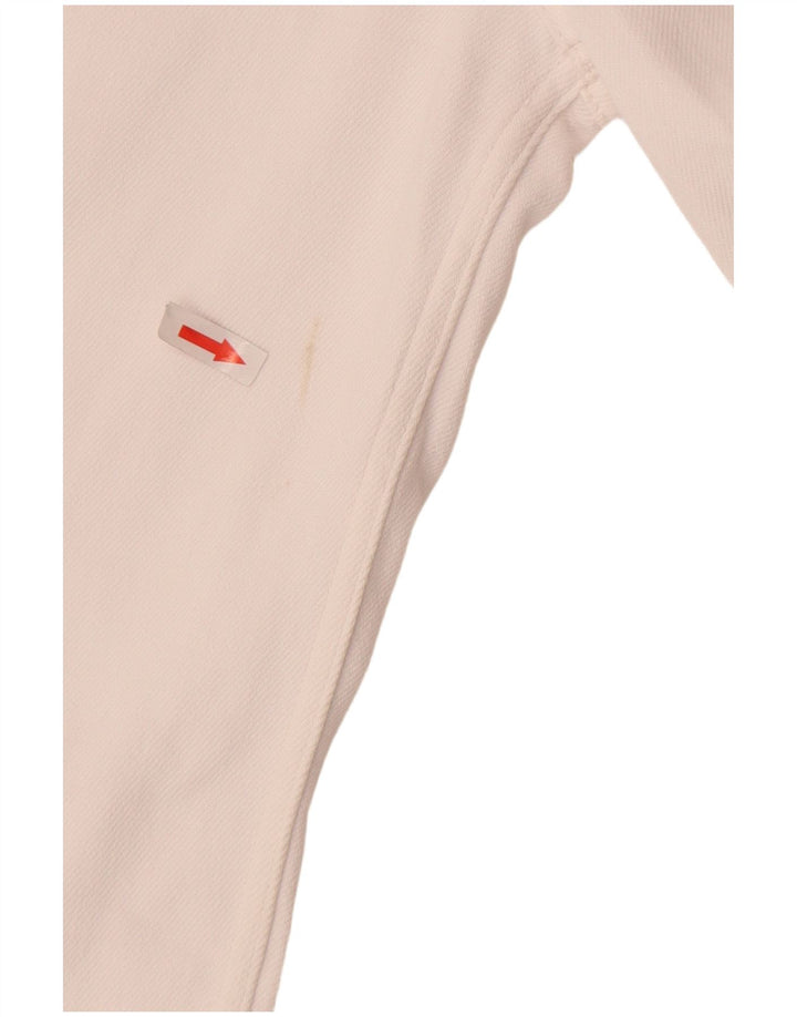 Jeans retos femininos Tommy Hilfiger W27 L30 algodão branco
