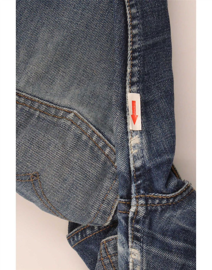 Calça jeans feminina Levi's 516 Flared W29 L34 azul marinho