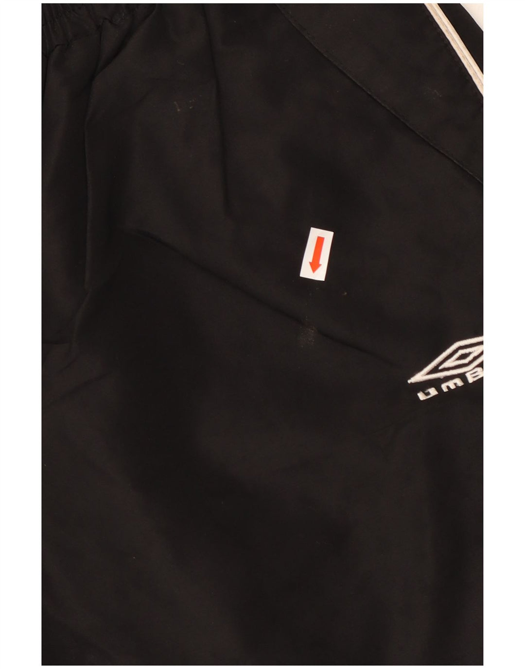 Umbro Mens Graphic Bermuda Sport Shorts Grande Poliéster Preto