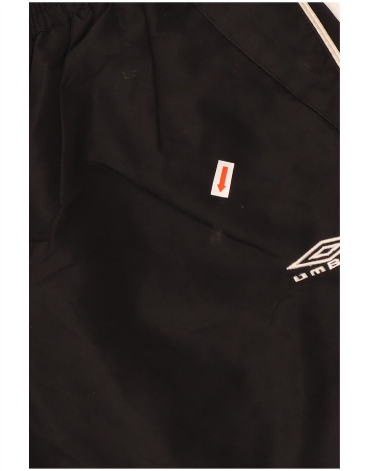 Umbro Mens Graphic Bermuda Sport Shorts Grande Poliéster Preto