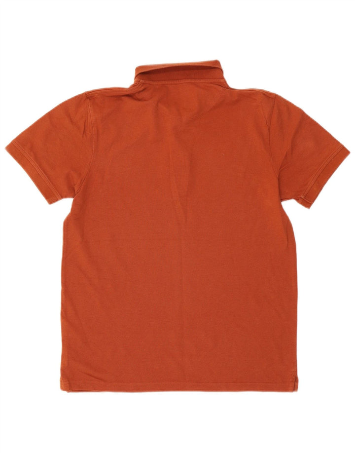 Camisa polo masculina Lyle & Scott médio laranja algodão