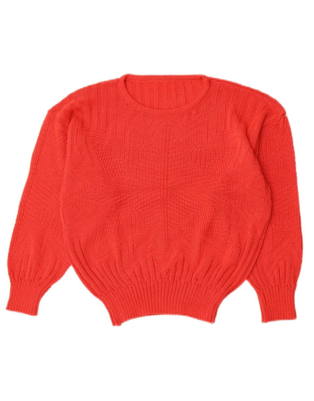 Suéter feminino VINTAGE com gola canoa IT 50 XL vermelho