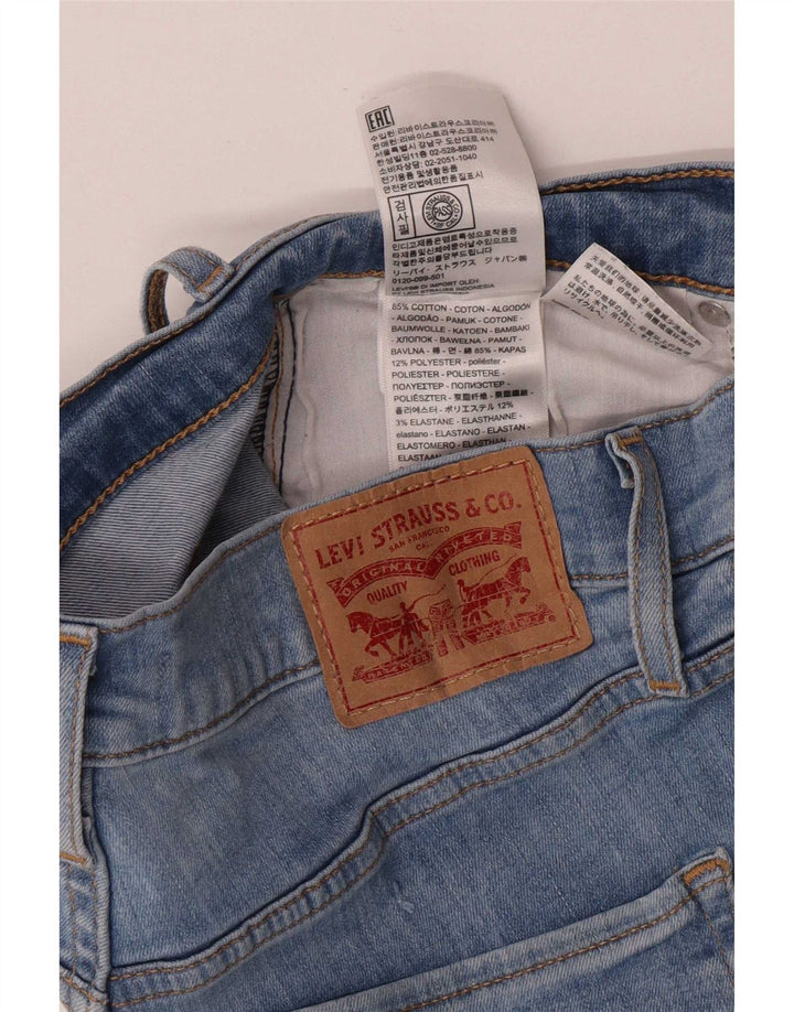 Jeans skinny feminino Levi's W28 L27 algodão azul