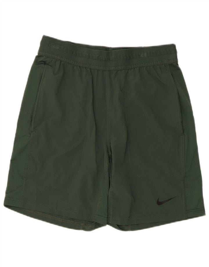 Shorts esportivos Nike masculino Dri Fit Standard pequeno poliéster verde