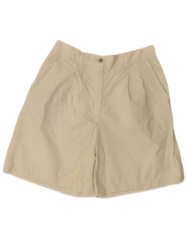 Shorts Chino Feminino Murphy & Nye Pegged W30 Algodão Bege Médio