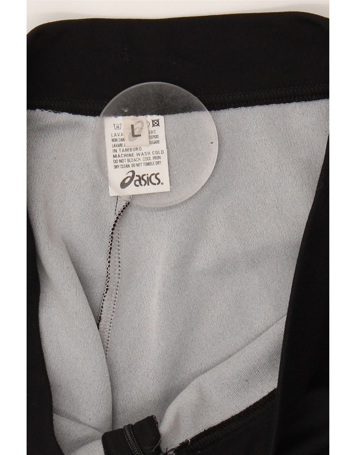 Calça reta feminina ASICS grande W32 L31 poliamida preta