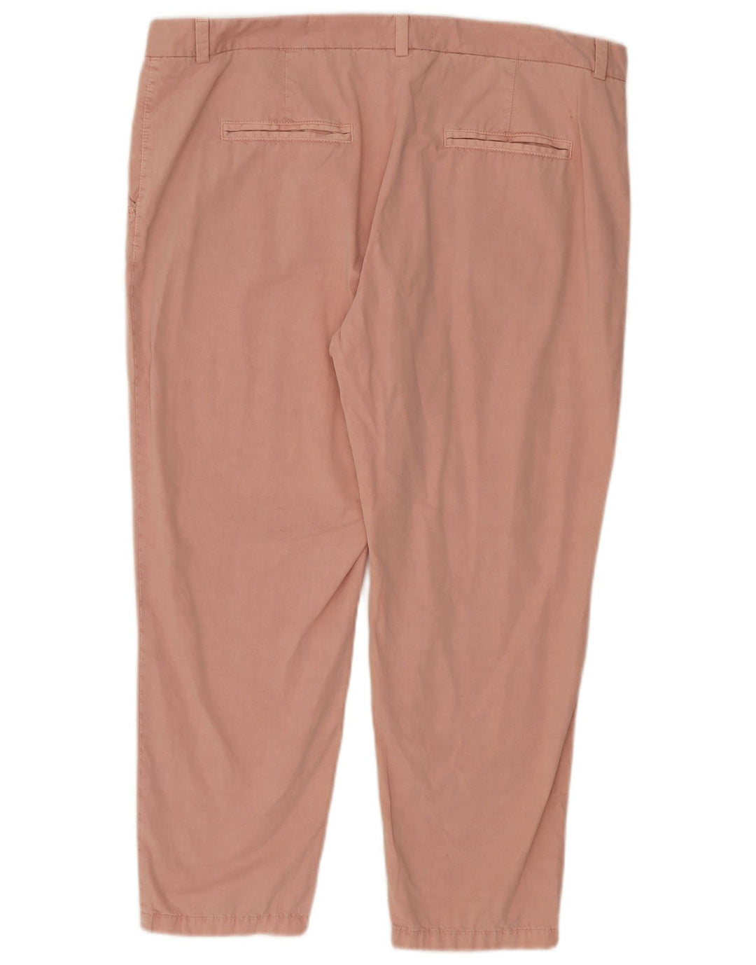 Calça Chino Feminina Marks & Spencer Slim UK 20 2XL W40 L26 Rosa Comics