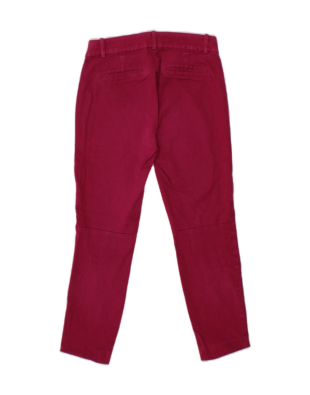 J. CREW Womens Winnie Slim Cropped Trousers US 2 XS W26 L24 Pink Cotton Vintage J. Crew and Second-Hand J. Crew from Messina Hembry 