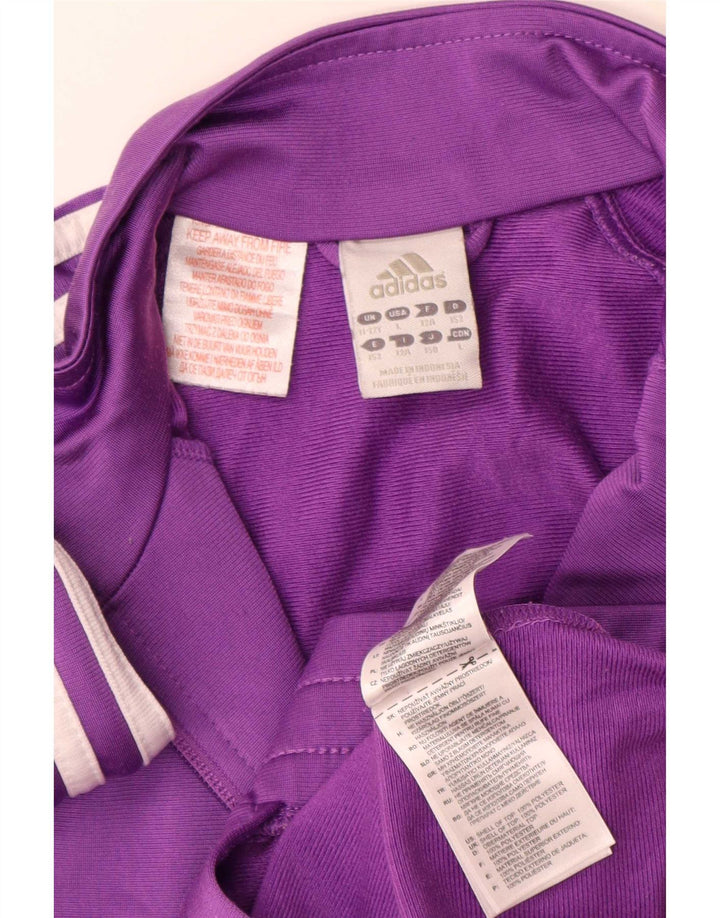 Jaqueta Adidas Meninas Treino Top 11-12 Anos Roxo Poliéster