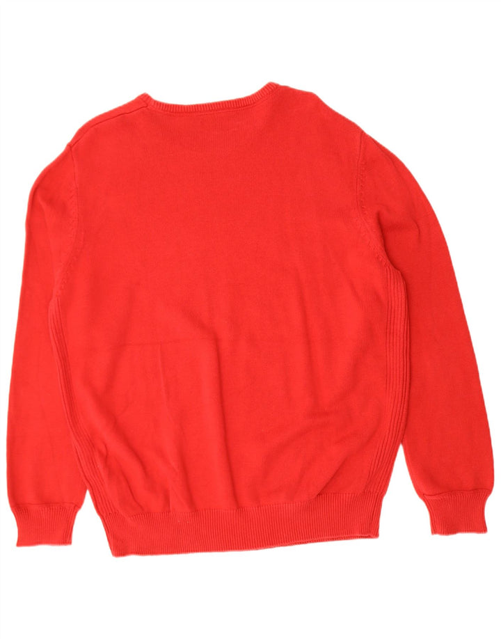 Suéter masculino WRANGLER com gola redonda 2XL algodão vermelho