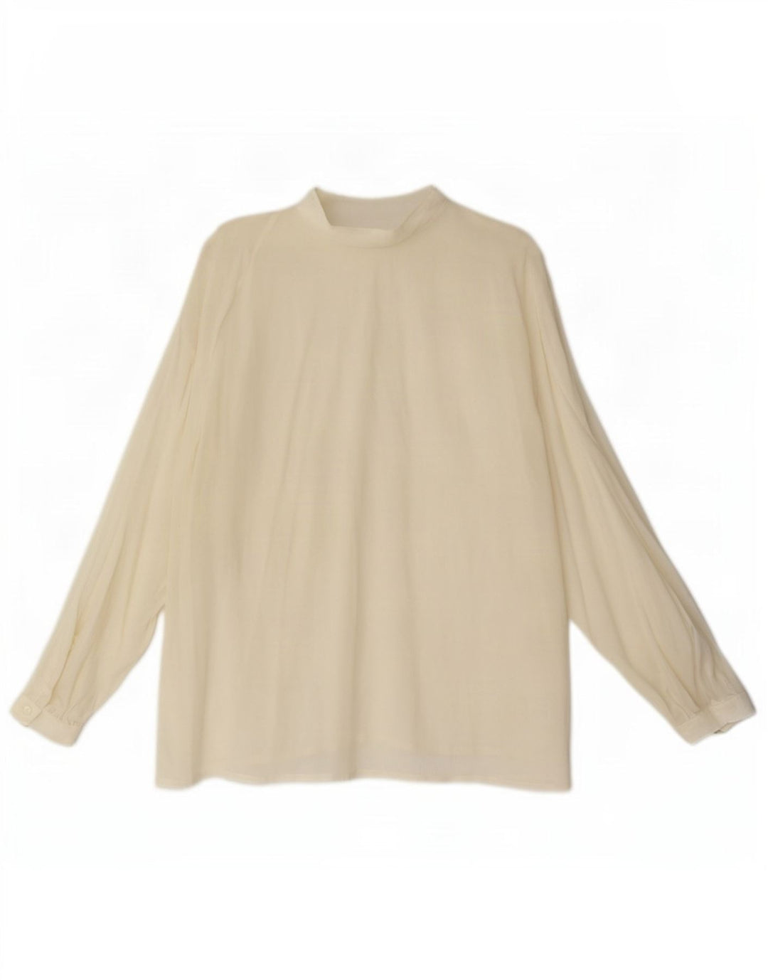 Pulôver feminino vintage blusa UK 18 XL branco floral