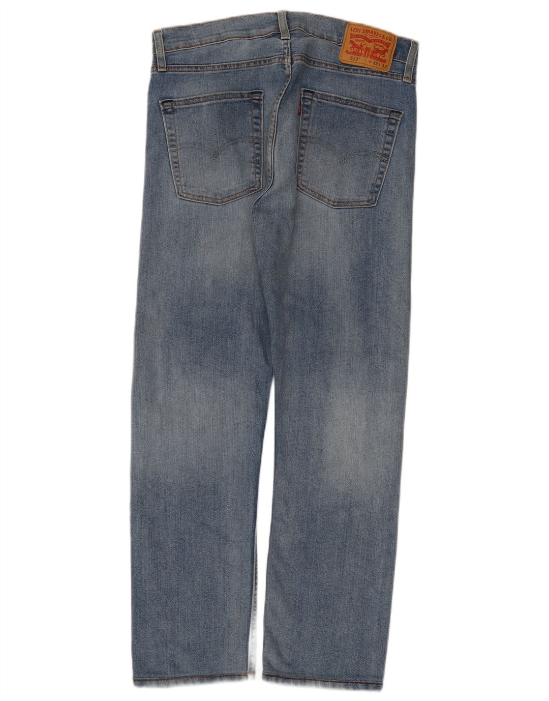 Levi's Masculino 513 Straight Jeans W32 L28 Azul Algodão