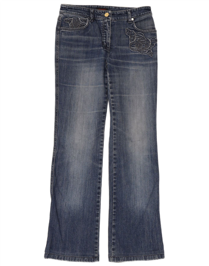 Escada Womens Bootcut Jeans EU 34 XS W28 L32 Blue