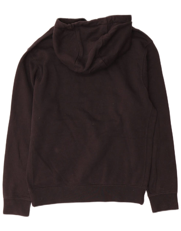 Jumper com capuz gráfico masculino Nike pequeno algodão preto