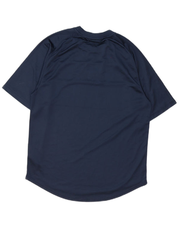 Camiseta masculina Nike grande poliéster azul marinho