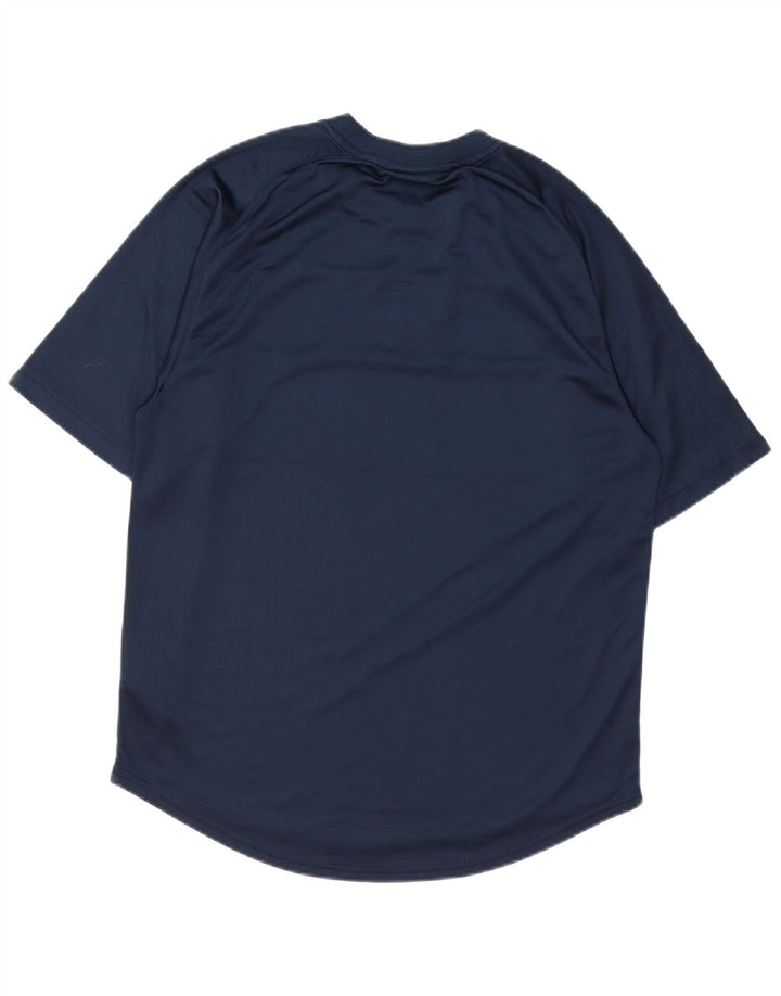 Camiseta masculina Nike grande poliéster azul marinho