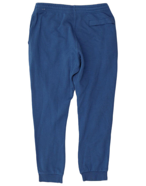 Calça de treino masculina Nike joggers grande algodão azul