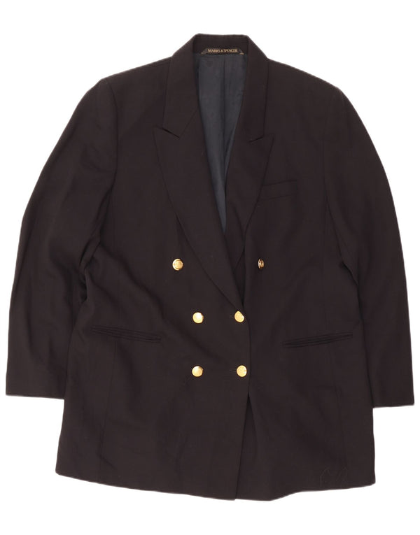 Jaqueta Marks & Spencer Feminina St. Michael Blazer Reino Unido 20 2XL Azul Marinho