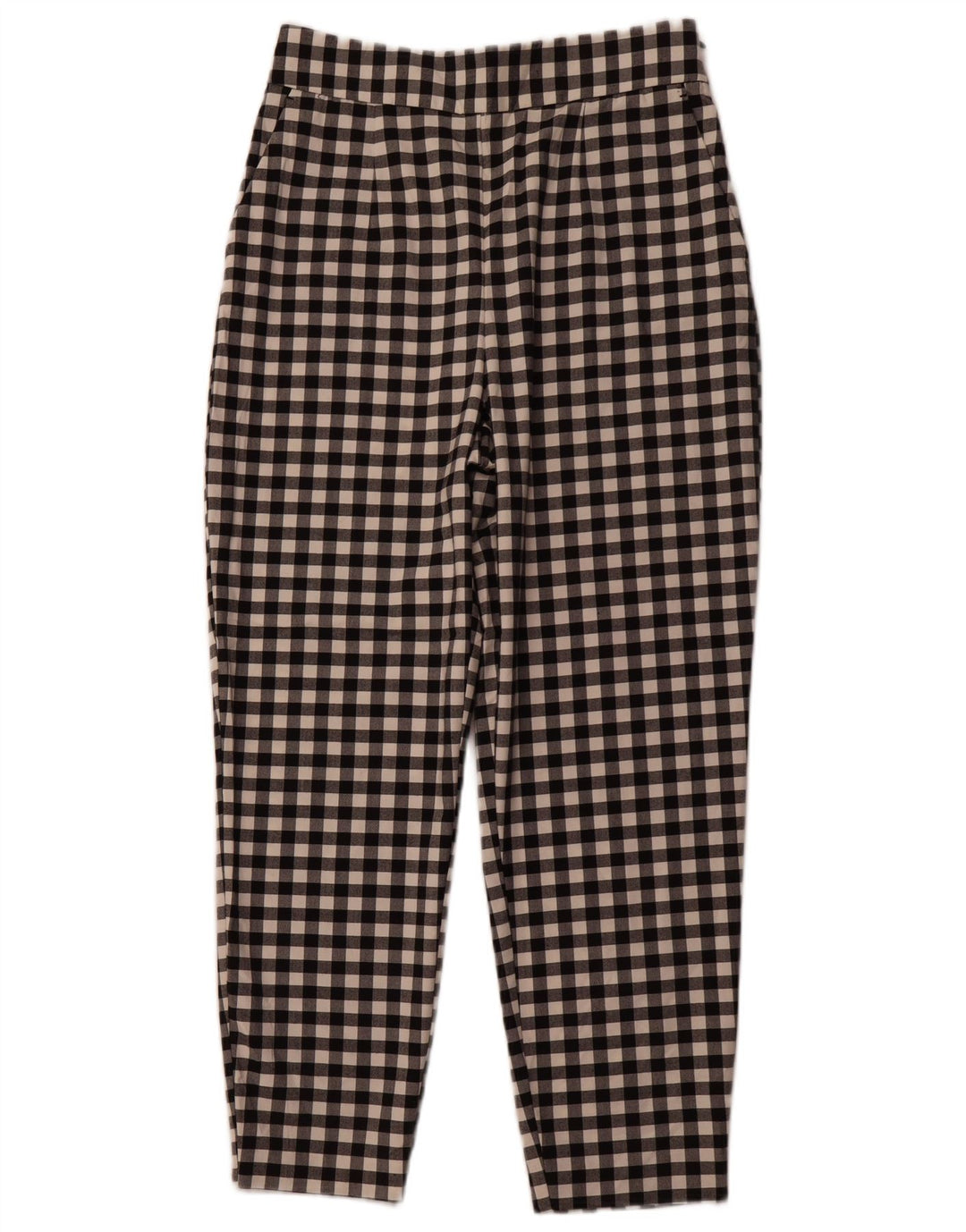 Calça Chino Cônica Feminina ZARA Médio W28 L26 Poliéster Guingão Preto