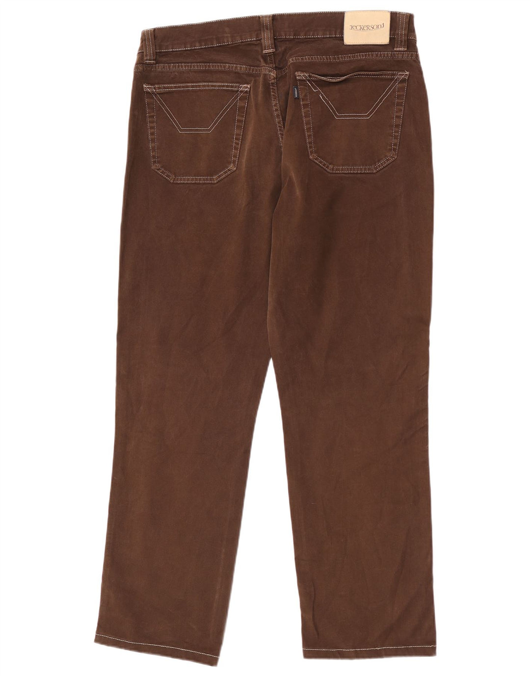 Jeans retos masculinos Jeckerson W38 L30 algodão marrom