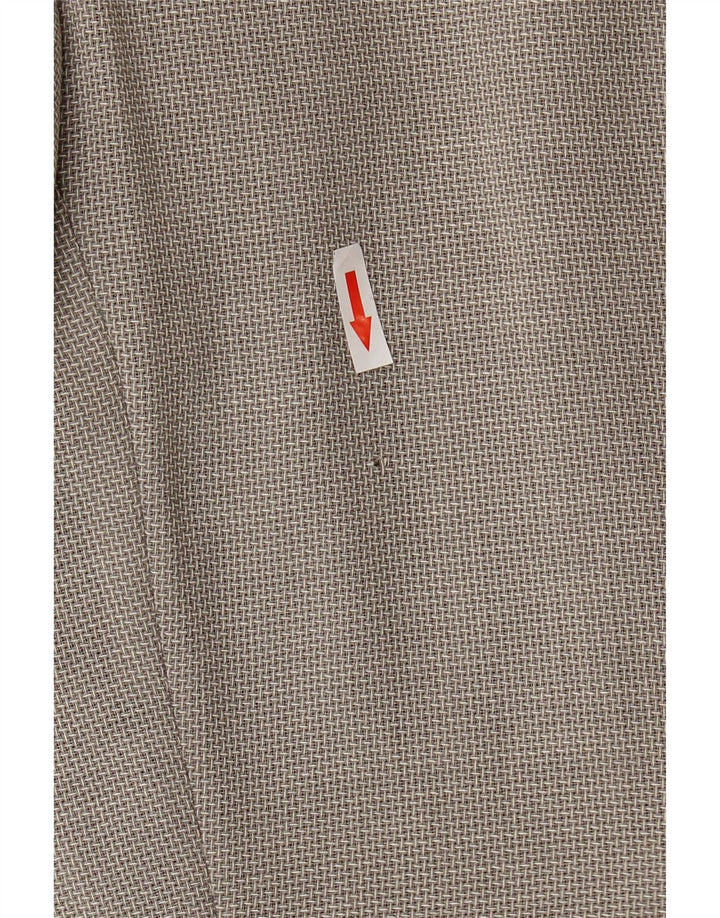 Jaqueta Blazer Masculina Hugo Boss com 3 Botões EU 44 XS Lã Virgem Cinza