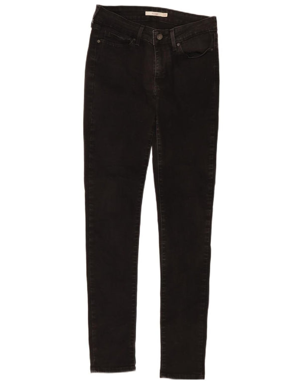Calça jeans feminina Levi's 711 skinny W28 L31 algodão preto