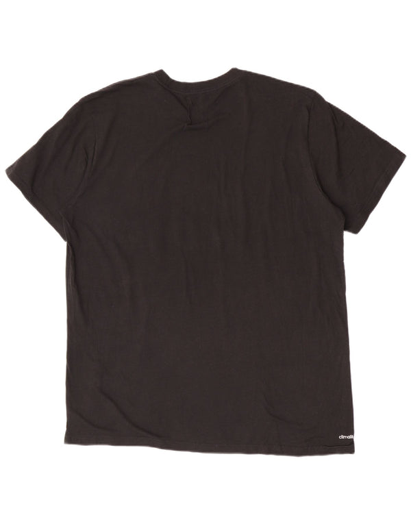 Camiseta Adidas Masculina Climalite Graphic Top XL Preto Poliéster