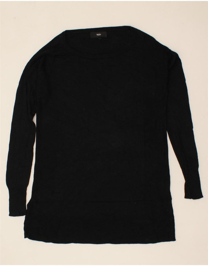 MOSSIMO Womens Boat Neck Jumper Sweater UK 6 XS Black Cotton Vintage Mossimo and Second-Hand Mossimo from Messina Hembry 