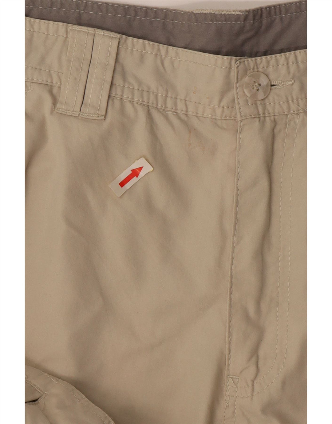 Canda Mens Cargo Shorts EU 50 Grande W34 Algodão Bege