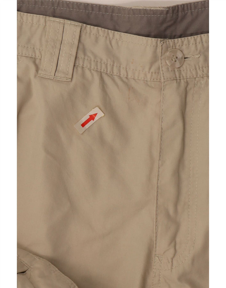 Canda Mens Cargo Shorts EU 50 Grande W34 Algodão Bege