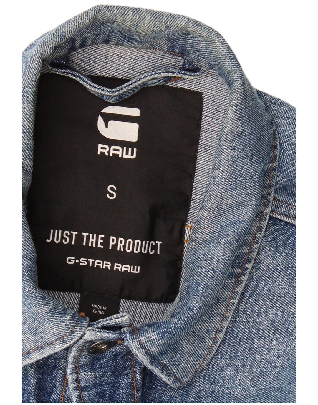 Jaqueta jeans masculina G-Star UK 36 pequena azul